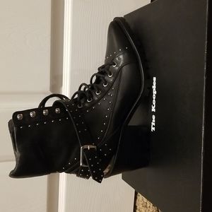 The Kooples black stud bootie sz 40